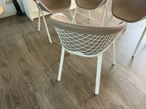 Image 1 of Kobi eetkamerstoel van Alias met leren bekleding 4 stuks