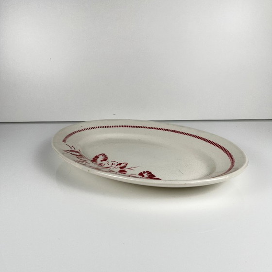 Image 1 of Fuente ovalada Digoin-Sarreguemines "Atlántico", 1950-70