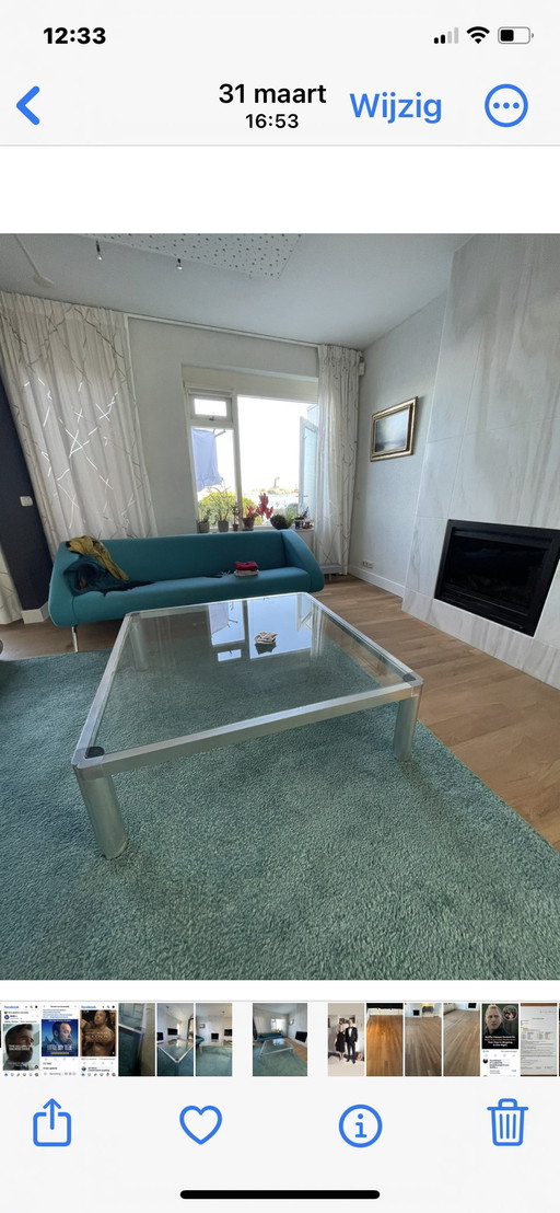 Glass table