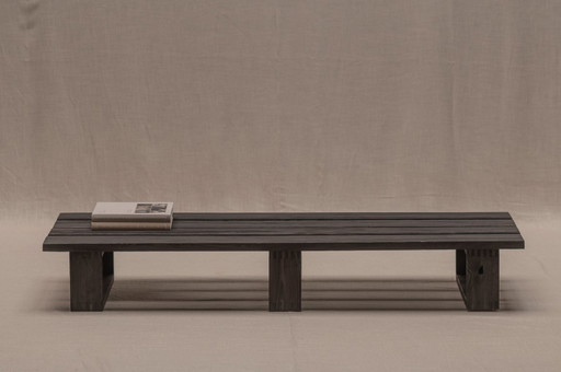 1960s modernist ‘lattenbank’ coffee table, Ate Van Apeldoorn