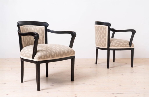 Set of 2 Biedermeier Armchairs in Rustic, Countryside Style, Austria, circa 1850