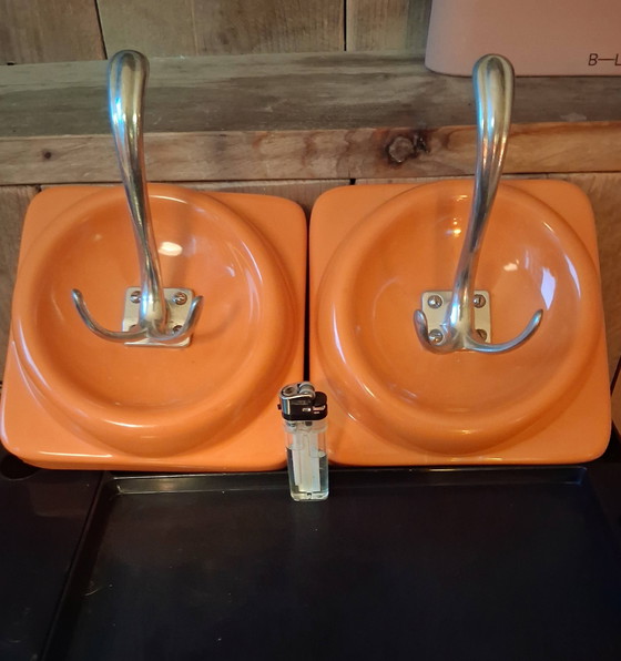 Image 1 of 2 ganci appendiabiti retrò vintage