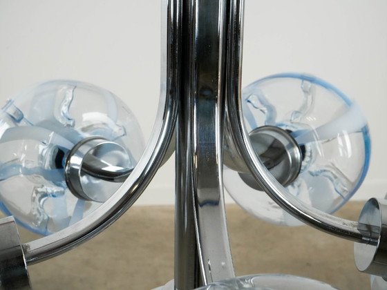 Image 1 of Chandelier, Italian design, Murano glass, 1970s, manufactured in Italy