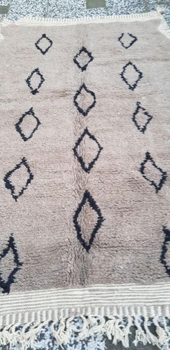 Image 1 of Handgeknoopt Berber tapijt wol 253x158cm