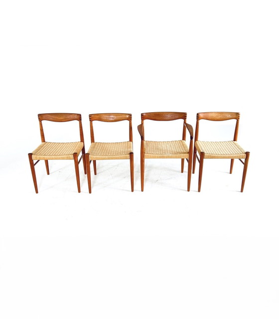Image 1 of 4x Dining chair Henry Walter Klein, Bramin '60