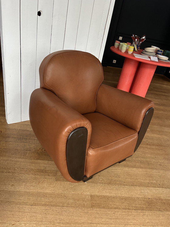 Image 1 of Vintage French club chairs (pair)