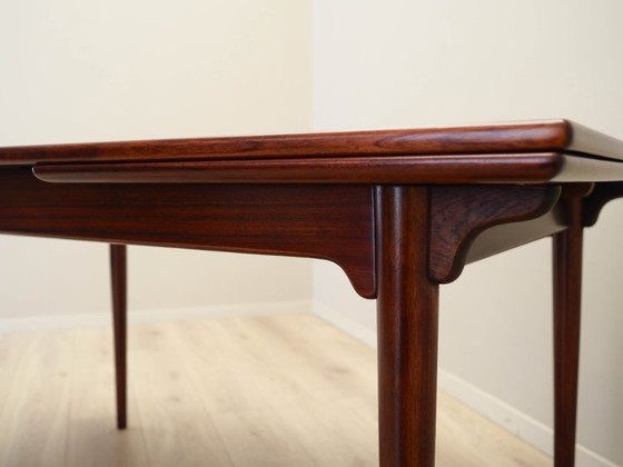 Image 1 of Mesa de palisandro, diseño danés, años 70, fabricante: Omann Jun, diseñador: Gunni Omann