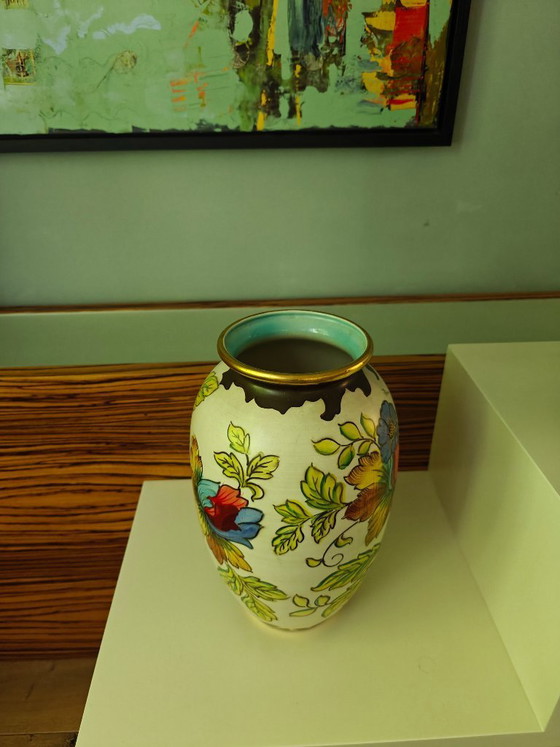 Image 1 of Grote Vintage Design Vaas van Hubert Bequet België – 1950s