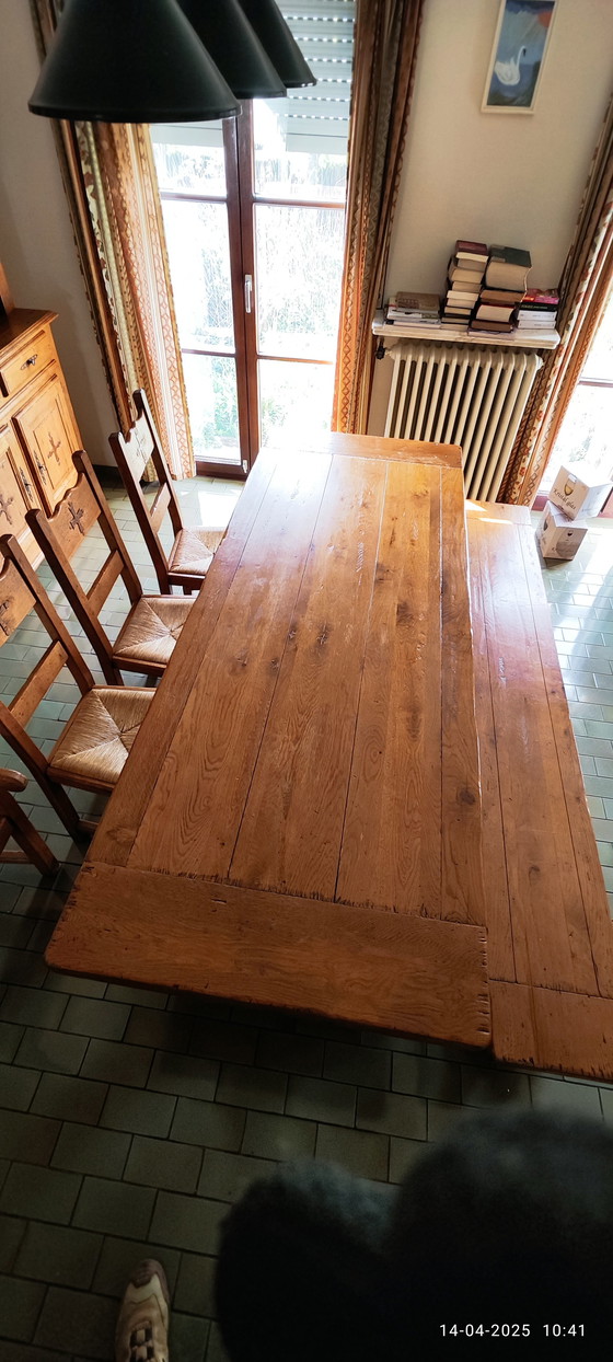 Image 1 of Rustic Solid Dining Room Set