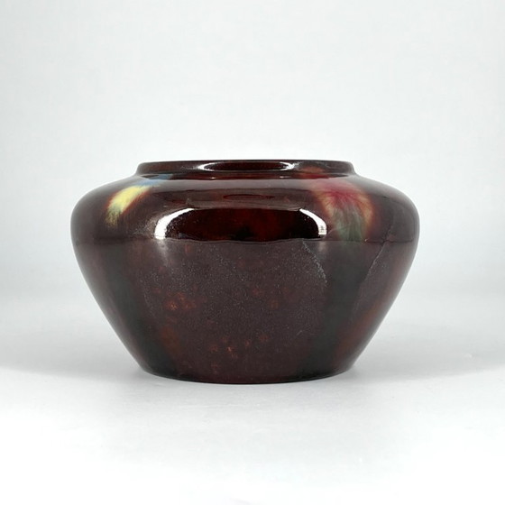 Image 1 of Theodor Keerl Art Nouveau ceramic cachepot / vase – Art Nouveau, approx. 1900–1920