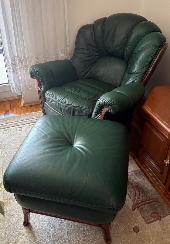 Image 1 of Alberto Nieri Italian leather seating set, 1995 – 4 pieces