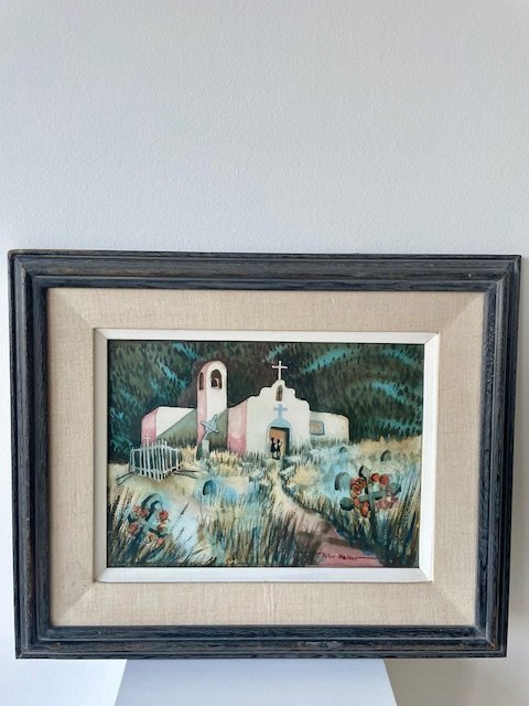 Image 1 of Peter Walker - Aquarelle "Mission de San Francisco