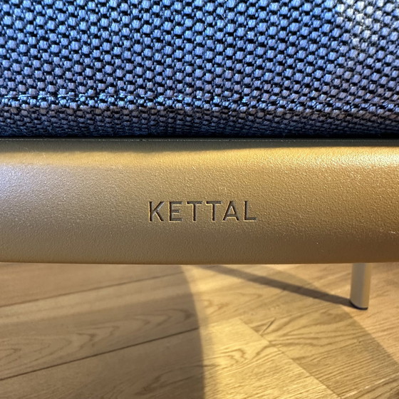 Image 1 of Kettal Roll Club tuinstoel (set van 2) met Mesh tuintafel Ø48