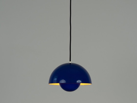 Set van 2 Deense vintage bloempotlampen van Verner Panton, Louis Poulsen, 1968 – Hanglampen, Other (photo 3 of 11)
