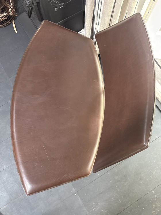 Jolle Armchair by Piet Boon – Leather, Metal (photo 5 of 7)