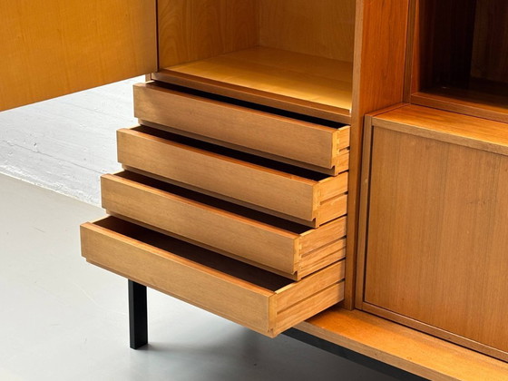 Image 1 of Woonkamermeubel uit het midden van de 20e eeuw, gemaakt van teakhout, Zwitserland, jaren 60.