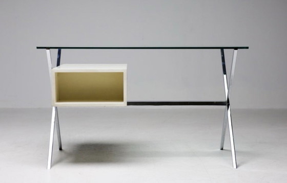 Scrivania Franco Albini – Knoll | Design italiano iconico | Progettata nel 1928 – Scrivanie, Alluminio (photo 9 of 14)