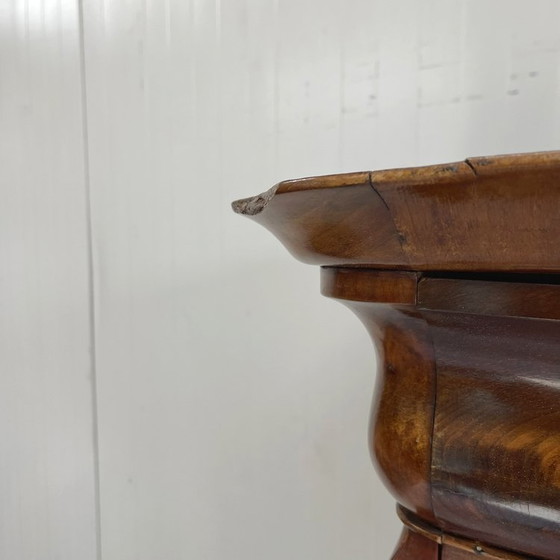 Image 1 of Antique Biedermeier Valve Secretaire Cabinet Desk