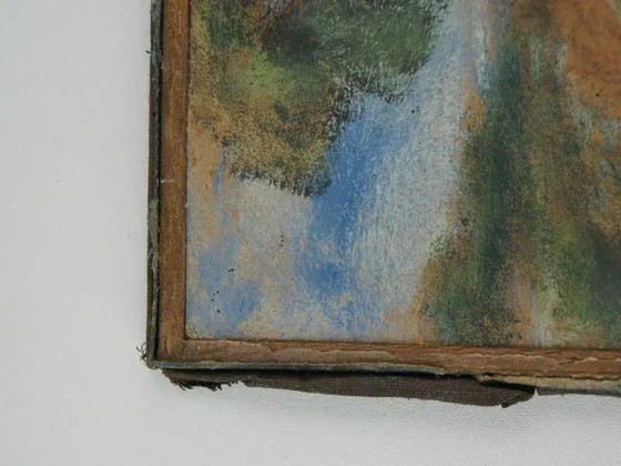 Mitte des 19. Jahrhunderts "Der Triumph des Pan" Figuratives Landschaftsölgemälde Ernst Stückelberg (photo 5 of 13)