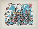 Robert Bennett - Talking Machines - Vintage Lithograph
