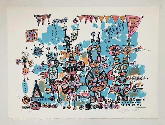 Image 1 of Robert Bennett - Talking Machines - Vintage Lithografie