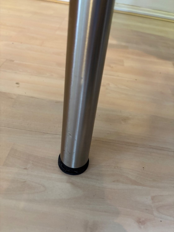 Flexform design stoel, Zwart met geborsteld staal. – Vergaderstoel, Plastic (photo 7 of 11)
