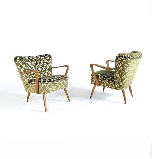 Satz von 2 Vintage-Cocktailstühlen '60er Jahre