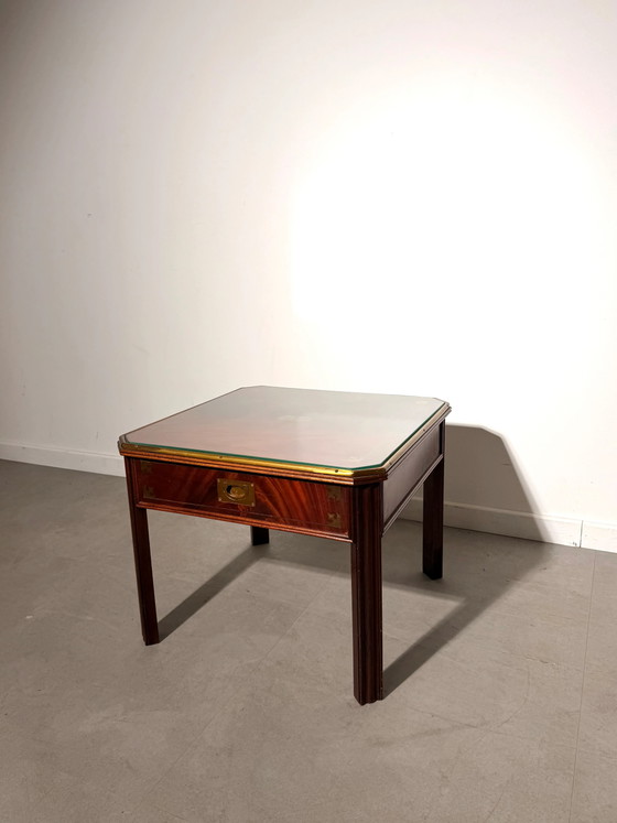 The Great Eastern Mahogany Side Table – Liverpool 1811 – Glass (photo 6 of 7)