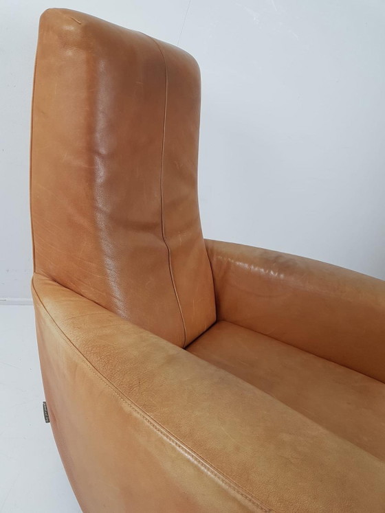 Poltrona vintage "Longa" di G Vd Berg in pelle color cognac – Poltrone, Leather (photo 6 of 10)