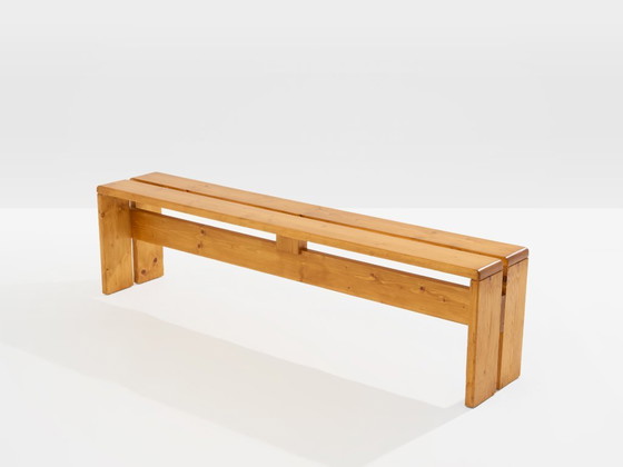 Image 1 of Panche in pino di Charlotte Perriand Les Arcs, anni '70