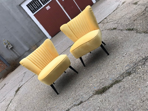 Set of Yellow Lounge Chairs, 1950s – Chairs and lounge chairs (photo 4 of 8)