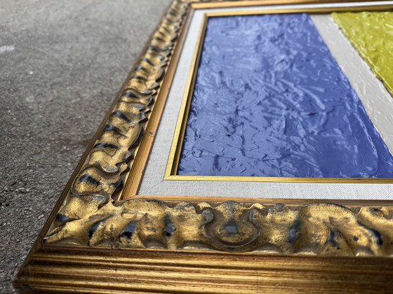 Image 1 of Modernist oil painting on canvas