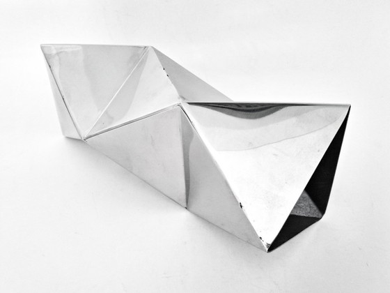 Chrome Metal Vase (photo 8 of 11)