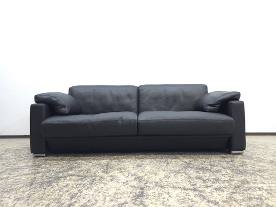 Image 1 of De Sede ds 116 designer sofa leren bank desede top zwart