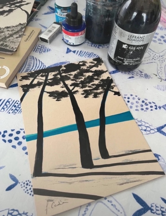 Image 1 of Artist's sketch 21x15cm