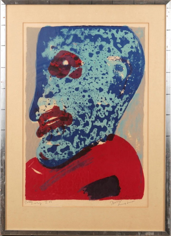 Image 1 of Bengt Lindström Lithografie 1968 - Indrukwekkend werk
