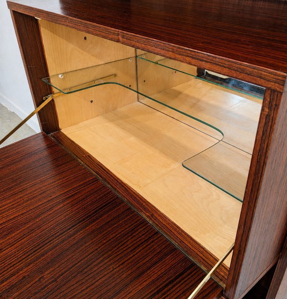 Image 1 of Vintage rosewood wall unit Bar /  secretary