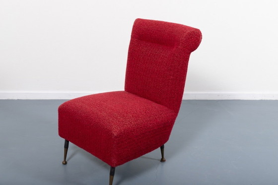 Image 1 of 1950’s Pair of Italian Mid-Century side lounge chairs