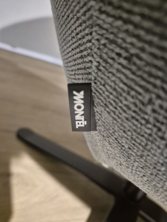 Image 1 of 2x Montel Charles - Poltrona girevole - NUOVA - Tessuto - Design