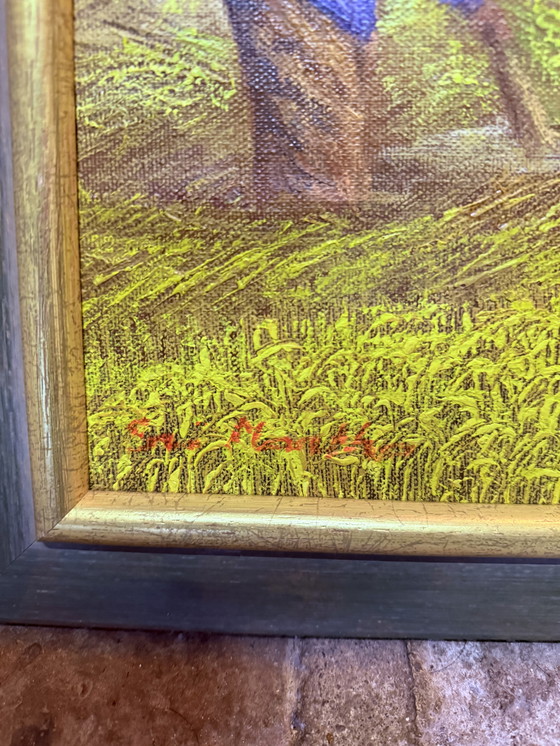 Image 1 of Prachtig olieverfschilderij van Sy Nguyen 