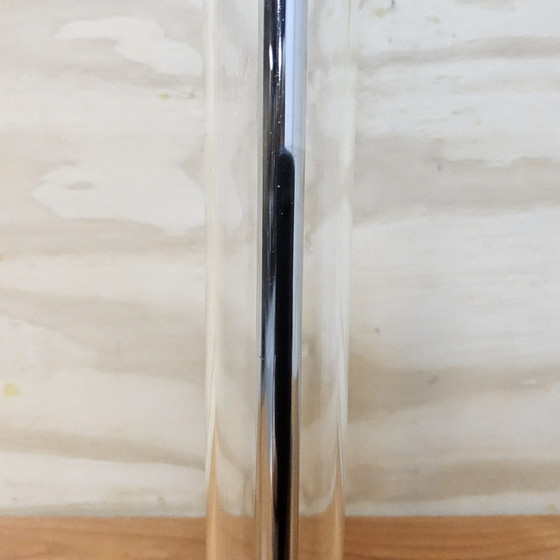 Image 1 of Vintage Chrome Bauhaus Wilhelm Wagenfeld Table Lamp WG24 Opaline glass (70s) design lamp