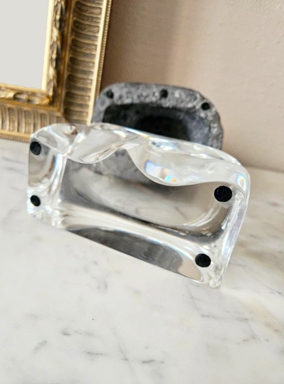 Image 1 of Sculpture Anthropomorphe Monumentale Visage Hybride Cristal Massif Métal Brut 11kg Design Moderniste Brutaliste 2de Moitié XXe