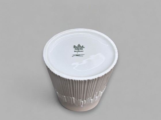 Image 1 of Precioso jarrón rosenthal blanco una joya en cualquier mesa