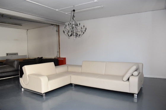 Neuwertige Exklusive Leolux Design Lounge Eckbank – Modulare Sofas, Leather, Metal (photo 5 of 15)