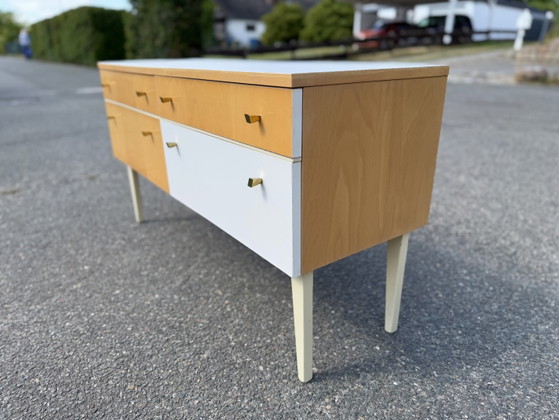 Cassettiera Vintage anni '50 Credenza Mid Century Mobile – Karstadt, Cassettiere, Wood, Plastic (photo 5 of 8)