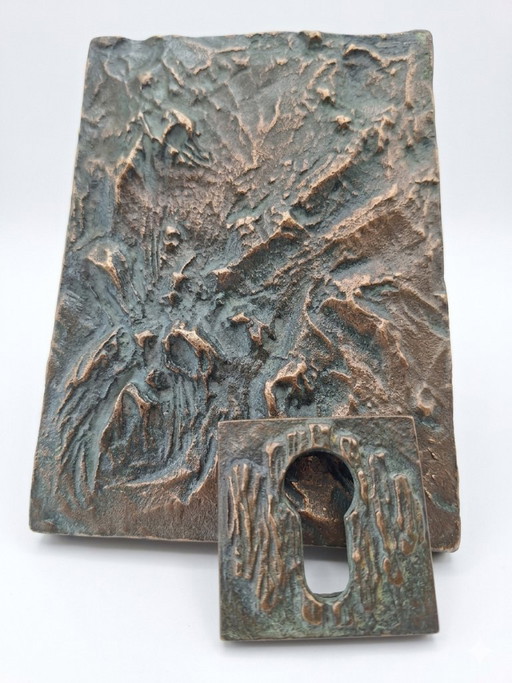 Poignée de porte en bronze Meko