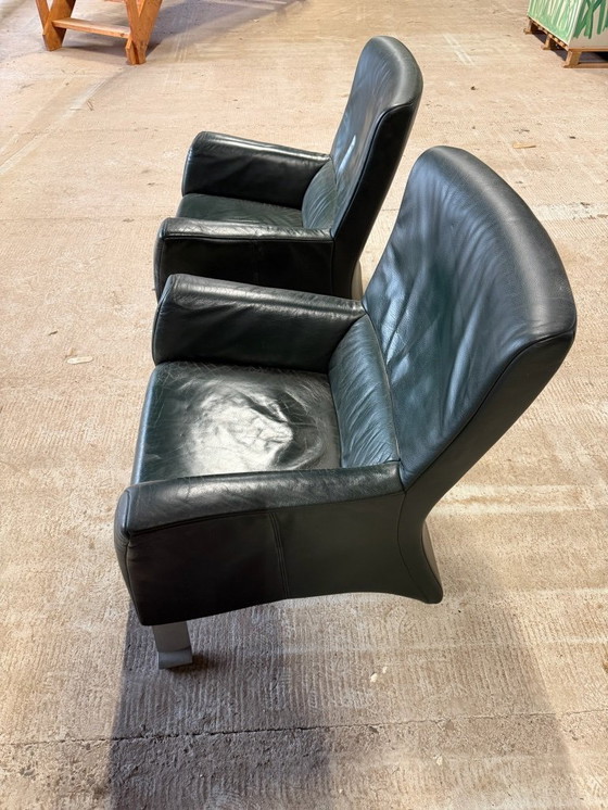 Image 1 of Rolf Benz 322 2 fauteuils en cuir (+ canapé 2,5 places possible, voir autre annonce)