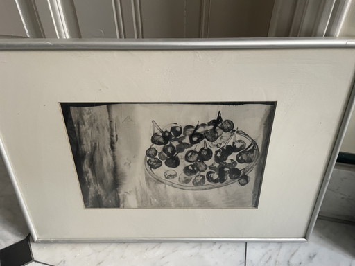 Jihad Abousleiman - Obra de arte de cerezas – kunst, Glass, Metal