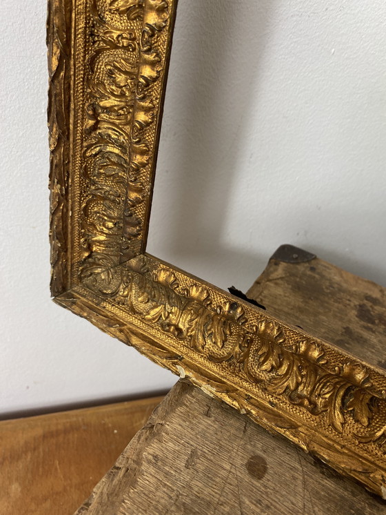 Image 1 of Antiek gouden houten frame