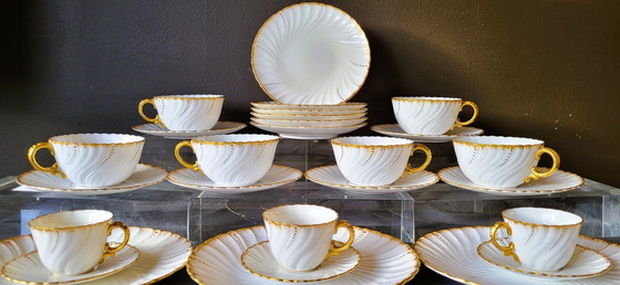 Image 1 of ✔️MINTON Porzellan-Essgeschirr-Set, Sarreguemines (Frankreich)